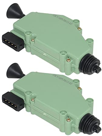 Huiruhy 2× Stellmotor mit Zentralverriegelung ZV 4-Polig 7D0959781A Kompatibel mit T4 701959781 7D0959781A 701959783A 255959781 701959781A 255959783A Stellelement Zentralverriegelung