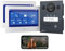GOLIATH Basic Video Türsprechanlage, 2 Draht Bus, 2X 7 Monitor, Unterputz Türklingel mit Kamera, Gegensprechanlage mit Türöffner und Klingel, 1 Familienhaus, Plug & Play, Smartphone App, AV-BLS-09U