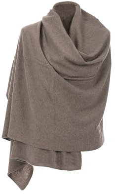 MAPIMANIA - Wintermantel Damen Lang aus Kaschmir und Wolle, Cashmere Stola Winter, Schultertuch für Abendkleid Made in Italy