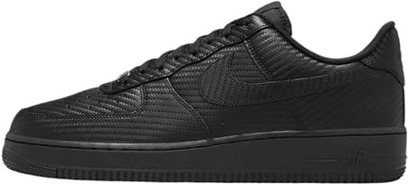NIKE Herren AIR Force 1 '07 Sneaker, Schwarz, 43 EU