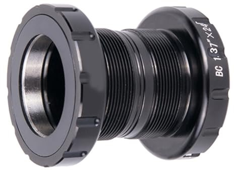 Wlinfetity Fahrrad-Tretlager 68/35 mm Gewinde für FSA für SRAM BB30/BB386 kompatibel, 87 mm Mittelachse mit leichter Metallkonstruktion, Schwarz