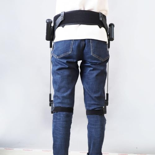 Exoskeleton gånghjälp för rehabilitering och mobilitetshjälp, justerbar styrka för begränsad rörlighet, perfekt för vandring och klättring i trappor