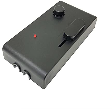 Foot Dimmer with on/off Switch and Night Location LED Black 60-300 Watts