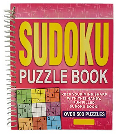 WF Graham Sudoku Puzzle Buch - Spiralbindung Gehirn Teasers Reise Mit Über 500 Logik Puzzle