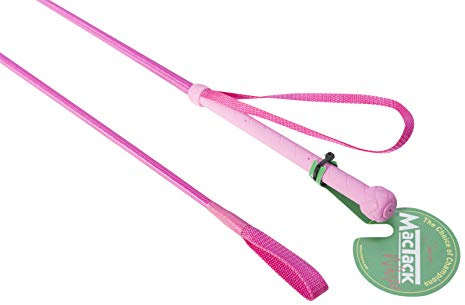 MacTack Unisex's Neon Pink Junior Riding Whip 24, Regular