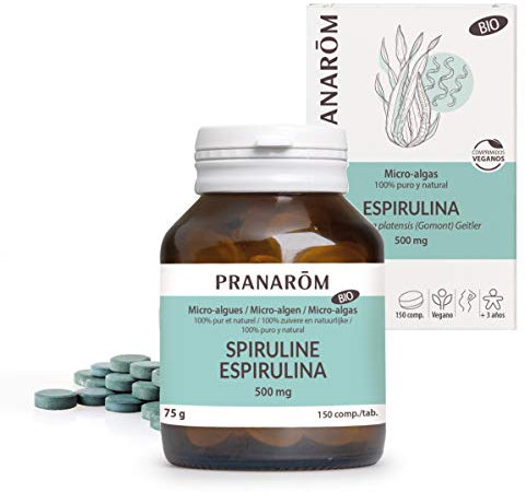 Pranarôm Spiruline Bio Spirulina platensis 150 Comprimés
