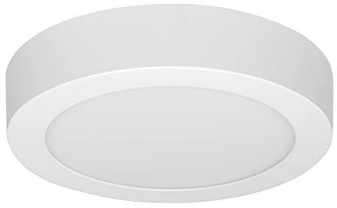LEDVANCE LED SPOT SURFACE SMART+ Ø 20cm, Deckeneinbauspot für den Innenbereich, dimmbar, 12W, Farbtemperatur 3000 - 6500K, 900 Lumen, flaches modernes Design, inkl. Leuchtmittel, rund, weiß
