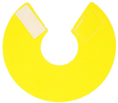 DRESSOOS Anti-bite Papageien Halskrause Weicher Atmungsaktiver Vogel-kegelhalsband in Gelb Xs Für Wellensittiche Schutz Vor Federpicken Und Verletzungen Komfortabel Für Erholung Sicher Beim