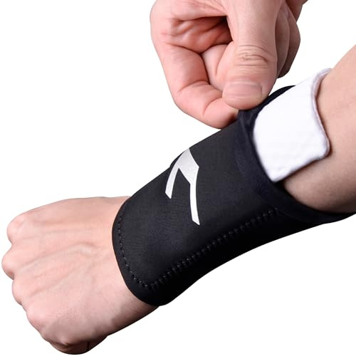 COOLOMG Baseball Wrist Guards Protective Handband for Baseball,Softball,Football Black M