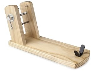 IBILI - Prosciutto Encina con larghezza regolabile, legno di pino, 46,5 x 18,5 x 25 cm