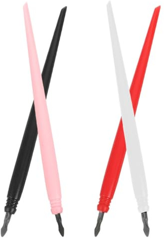 POPETPOP Set 4 Penne da Disegno Punta in Metallo, Strumenti per Graffiare Carta Fai da Te, Pennarelli per Arte e Progetti Creativi e Adulti