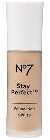 No7 Stay Perfect Foundation 30ml - Calico