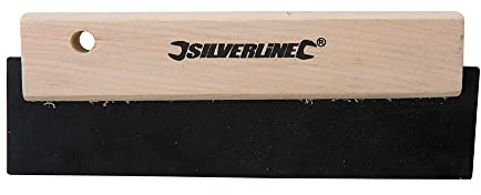 Silverline 676569 - Spatola per malta in legno, 200 mm