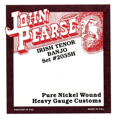 John Pearse Irish Tenor Banjo pure nickel wound Heavy Gauge customs