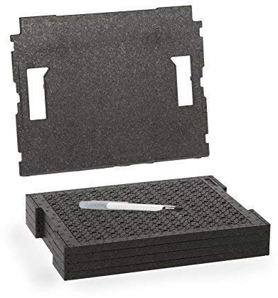 L-BOXX Sortimo Schnitteinlage EPP mit Deckelpolster für L-Boxx 102