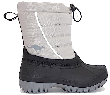 KangaROOS Unisex Kinder K-ben Schneestiefel, Vapor Grey, 39 EU