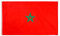 PHENO FLAGS Marokko Flagge - Marokkanische Fahne 90x150 cm mit Messing-Ösen - Wetterfeste Nationalflagge für Fahnenmast - 100% Polyester