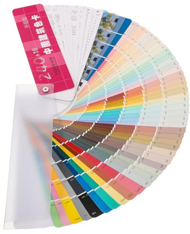 BESTonZON Schede Colore Professionali Per Verniciature Architettoniche Mazzetta Colori Standard Piccole e Portatili Per Selezione e Confronto Cromatico Materiali Di Qualità e Dettagli