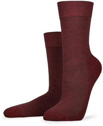 KUNERT Chaussettes chaudes pour femme Bordeaux 35-38