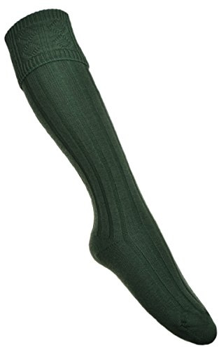 WB SOCKS Men's Lovat Green Kilt Hose