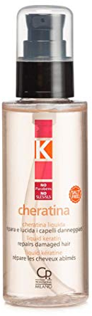 K-Cheratina Liquida, Siero Professionale con Cheratina Idrolizzata e Olio di Argan per Capelli Danneggiati, Trattamento Professionale Idratante e Ristrutturante