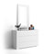 MOBILI FIVER, Sideboard mit Glasplatte, Esche, WeiÃŸ, Made In Italy