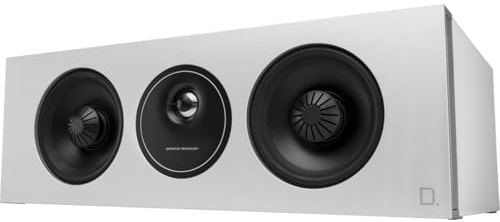 Definitive Technology Demand Series D5c 2-Way Center Channel Speaker | Superior Vocal Reproduction for Music & Movies | White, 25- inch (MGAB)