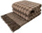 LYHome Wolldecke 100% Schurwolle - Warm Winterdecke Couchdecke Sofadecke, Kuscheldecke Tagesdecke Überwurfdecke, Winter Decke, Warme Decken Couch (140 x 200 cm | Dunkel Beige - Braun Skandinavische)