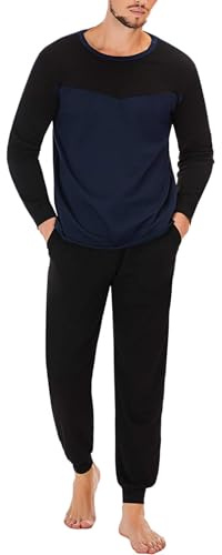 Marvmys Men's Pyjamas Sets Men's Lounge Pants Men's Loungewear Set