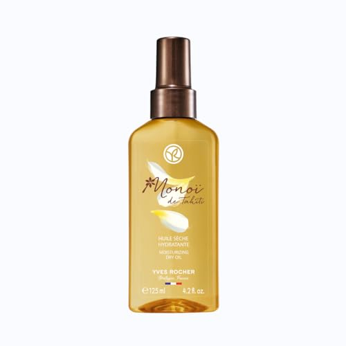 Yves Rocher Aceite Seco de Monoi Multiusos Hidratante - Hidratación y Fragrancia Exótica para Piel y Cabello - Formato Spray - Fabricado en Francia - 125ml