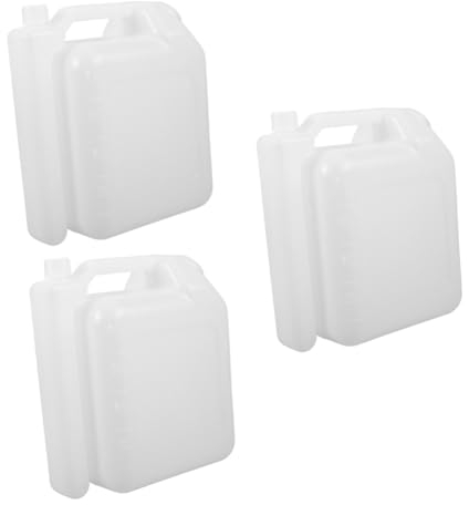 Uonlytech 3pcs Large Capacity Oil Drum Mixing Bottle Chainsaw Oil Can Petrol Mixing Bottle