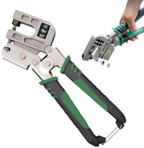 Pinze perforatrici, pinze perforatrici | Pinze per punzonatura a mano | Strumenti per controsoffitti per punzonatura lamiere, pinze per punzonatura per griglia a soffitto industriale