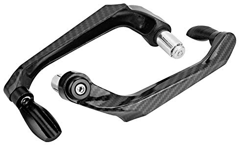 Hlyjoon Lot de 2 protège-mains universels pour guidon de moto - 22 mm - En aluminium - Pour levier de frein et d'embrayage - Anti-chute (#1)