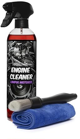 GxDetail Limpia Motores Premium para Coche 500 ml. – Desengrasante Potente y Seguro – Elimina Grasa, Aceite y Suciedad – Protección y Brillo Profesional – Fácil Aplicación.