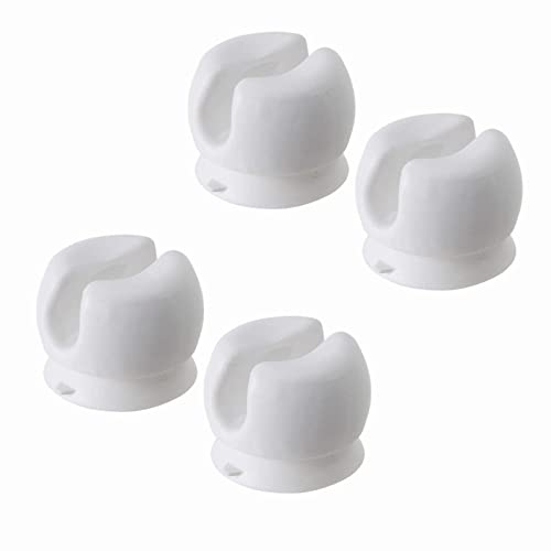 4Pcs Toothbrush Holder Toothbrush Holder with Suction Cup Wall-Mounted Toothbrush Holder Toothbrush Stands for Most Toothbrush