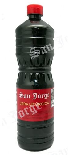SAN JORGE cera liquida san jorge 1 LT olio vegetale adatto per uso interno e liturgico conforme normative europee