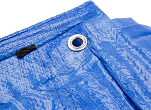 Telo Impermeabile Esterno, Telo Copritutto, Campeggio, Teli Impermeabili Per Esterno, Telo Occhiellato Antistrappo, Coperture Polietilene Multiuso, Telone impermeabile per esterno (3m x 5m 140grs)