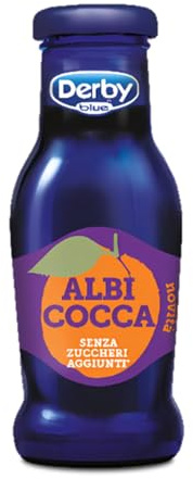 Derby Blue Succo di Frutta Gusto Albicocca Senza Zuccheri Aggiunti 200ml x24, Senza Glutine