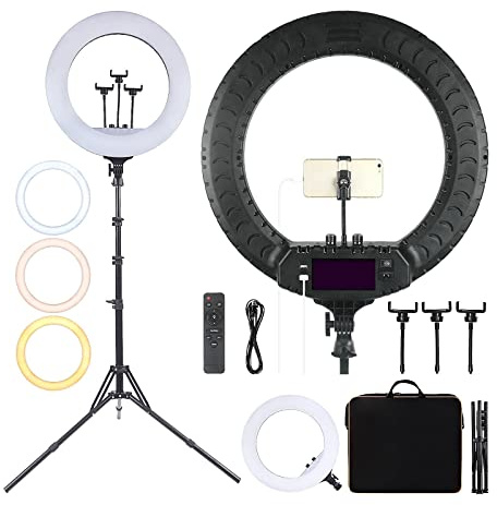 FT-54 21 pollici Led Ring Light Fotografia Lampada Camera Phone Ringlight Makeup Video Ring Lamp con treppiede