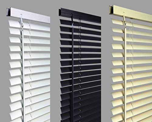 New 60cm BLACK Pvc Venetian Blinds, AVAILABLE IN 10 SIZES AND 3 COLOURS .. Original umlout © branded