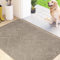 FCSDETAIL Dirt Trapper Indoor Door Mat 50 x 80 cm, Machine Washable Entrance Rug, Super Absorbent Dog Doormat, Non-slip Inside Floor Mat for Entryway, Muddy Shoes & Paws