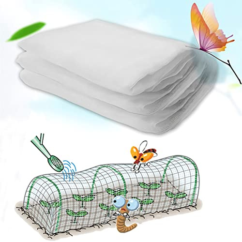 Rete Anti Insetti,Protezione Dagli Uccelli,Rete per Verdure Fine Protezione da Insetti a Maglia fine per Frutta,Fiori,Colture e Serre,6x20m