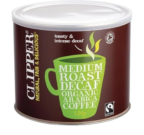 Clipper Fairtrade Decaf Coffee (4 x500g)