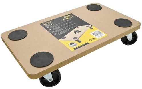 Plataforma de Transporte móvil con Ruedas, 45 x 26 cm 150 kg CENTRODATA