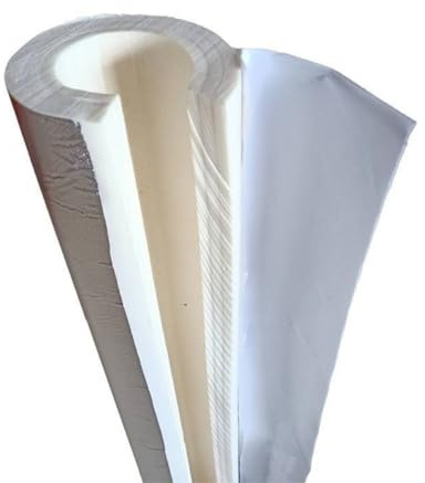 Tubo Isolante, Alta Densità Tubi Coibentati ID 22~219mm Isolante per Tubature Autosigillante per Estern Bagno, Tubi Dell'acqua Calda E Fredda, L 1m(60mm*30mm*1m)
