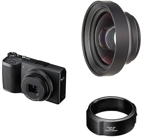 Ricoh GR IV Monochrome plus vidvinkelkonverter