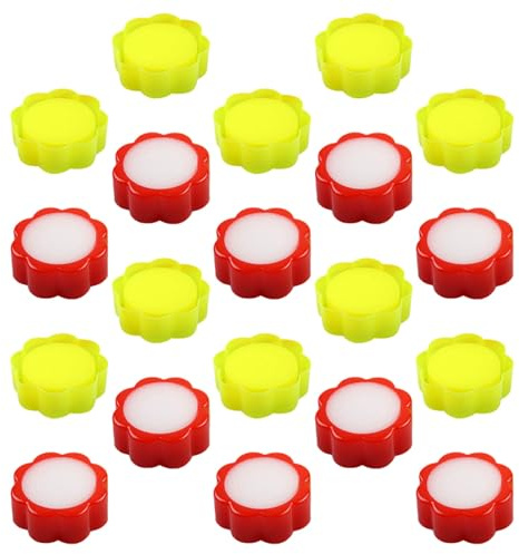 UKCOCO Lot de 24 Humidificateurs de Doigts en Éponge Ergonomiques en Plastique, Résistants Déformation, Antidérapants pour Compter Papiers et Billets en Milieu de Bureau Chargé