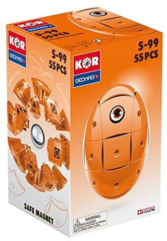 Geomag 671 - Konstruktionspielzeug, KOR Basic, orange