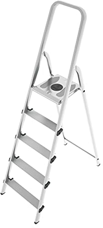 Leiter STARK aus Aluminium und Stahl 5 Stufen