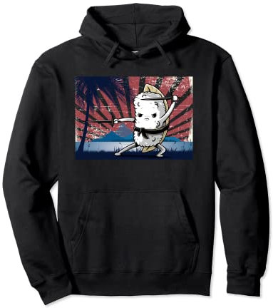 Dolchmesser - Lustiges japanisches Sushi Pullover Hoodie